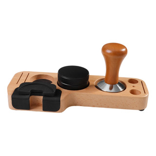 Espresso Tamper Station Antideslizante Barista Haya 58mm Espresso Tamper Station Antideslizante Barista Haya 58mm