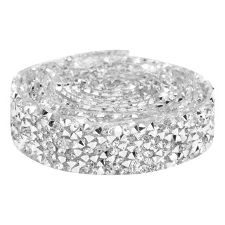 Cadena De Malla De Cristal De 5 Yardas Con Estampado De Diam Cadena De Malla De Cristal De 5 Yardas Con Estampado De Diam