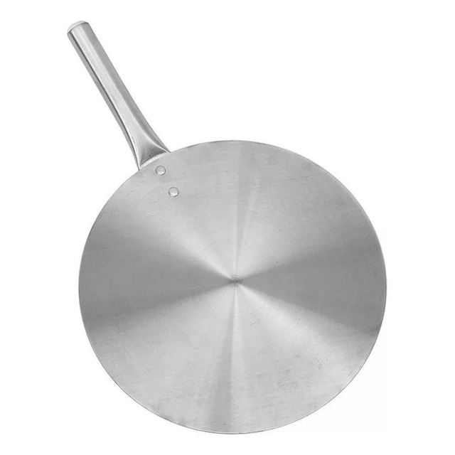 Pá Para Retirar Pizza Redonda 40cm Cabo Curto AlumĂnio Firme Pá Para Retirar Pizza Redonda 40cm Cabo Curto AlumĂnio Firme