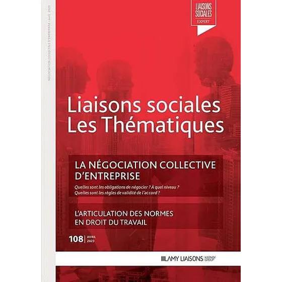Livro - Liaisons Sociales - Les Thématiques, Avril 2023 N°108