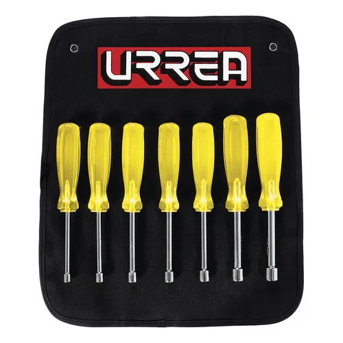 Juego De 7 Destornilladores Ámbar De Caja Métricos Urrea