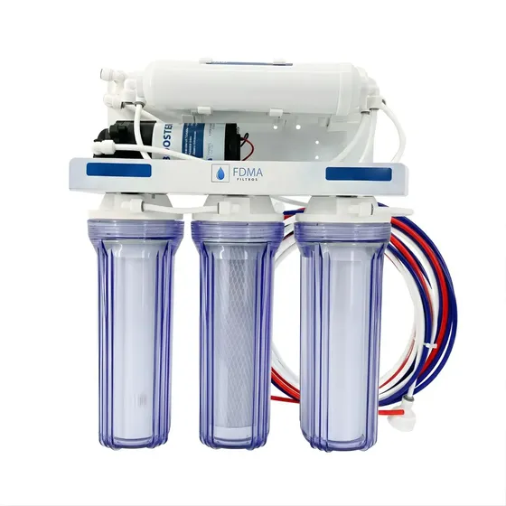 Filtro Osmose Reversa Consumo 100gpd 6 Estágios Com Bomba Bivolt