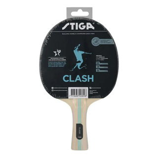 Raqueta Paleta Tenis De Mesa Stiga Clash 1 Estrella Ittf Color Negro Tipo De Mango Cóncavo Raqueta Paleta Tenis De Mesa Stiga Clash 1 Estrella Ittf Color Negro Tipo De Mango Cóncavo