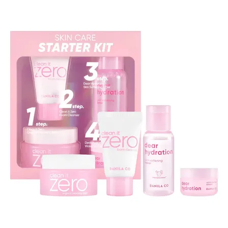 Kit Iniciante De Skin Care Coreano - Banila Co