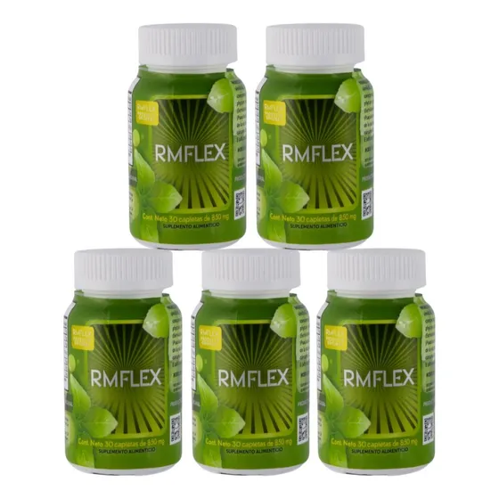 Rmflex 5 Frascos De 30 Comprimidos