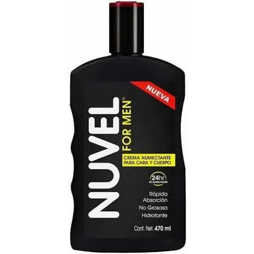 Crema Corporal Humectante Nuvel For Men 470 Ml