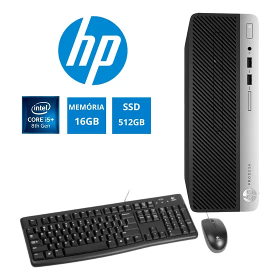 Cpu Hp Prodesk 400 G5 I5 8ª Ger 16gb 512gb Win11 Nf Garantia
