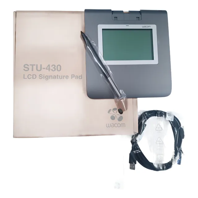 Wacom Stu-430 Tablet Firma Digital Color Negro