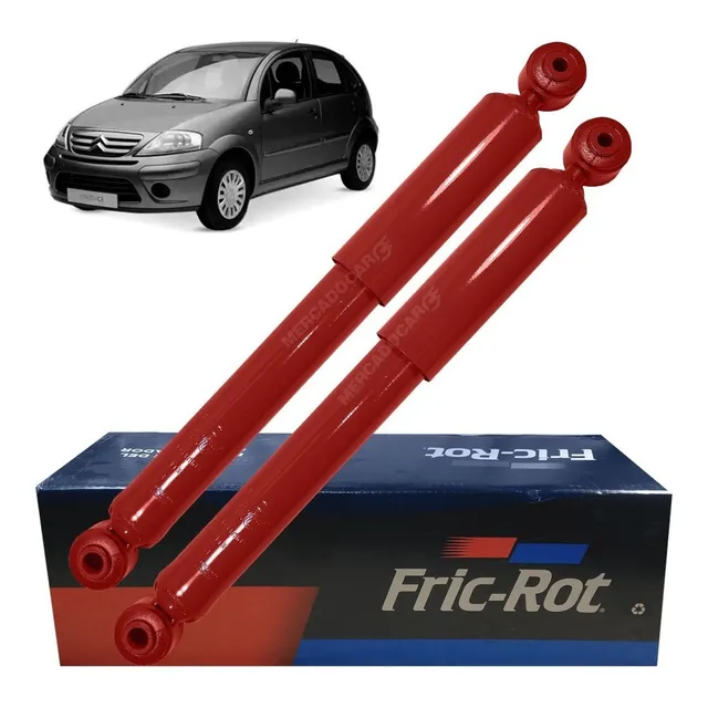 Kit 2 Amortiguadores Tras Citroen C3 1.4 8v 2007 2008 2009