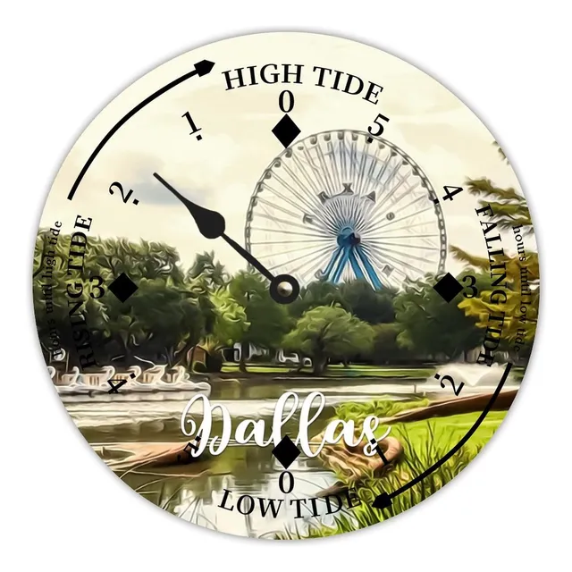 City Ferris Wheel Building Cityscape Farmhouse Reloj Marea