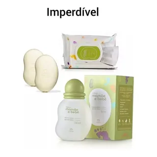 Kit Natura MamĂŁe BebĂȘ ColĂŽnia/lenço Umedecido/ Sabonete Kit Natura MamĂŁe BebĂȘ ColĂŽnia/lenço Umedecido/ Sabonete
