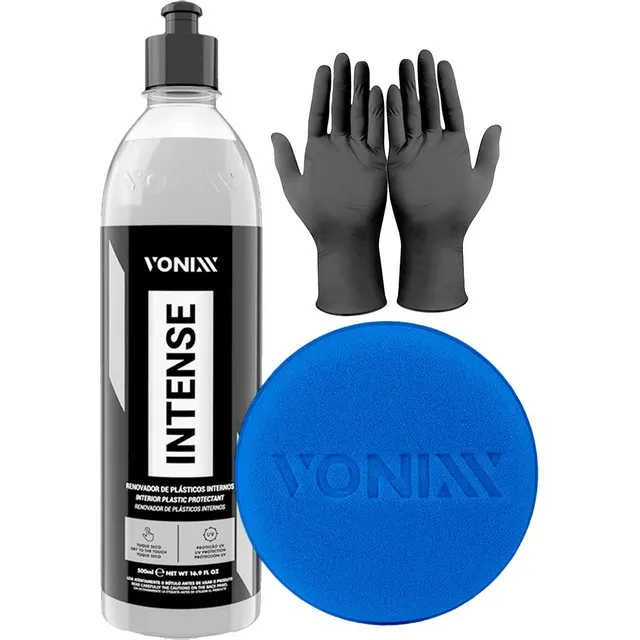 Kit Intense Restaurador Plásticos Internos Vonixx + Luva