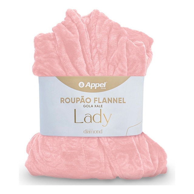 Roupão Feminino Lady Hobby Plush Flannel Para O Frio Inverno Roupão Feminino Lady Hobby Plush Flannel Para O Frio Inverno