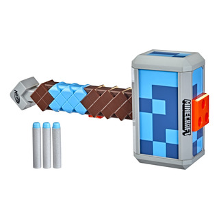 Martillo Lanzador De Dardos Nerf Minecraft Stormlander Con 3 Martillo Lanzador De Dardos Nerf Minecraft Stormlander Con 3
