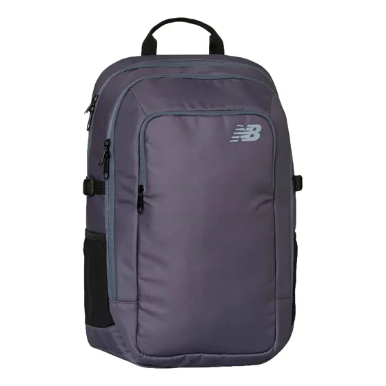 Mochila New Balance Lifestyle Unisex Logo Gris Oscuro Ras