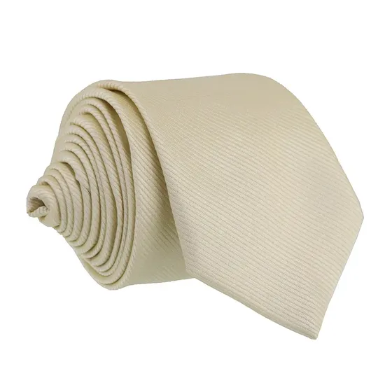 Gravata Masculina Premium Tradicional Padrinhos Casamento Noivos Semi Slim Várias Cores Champanhe