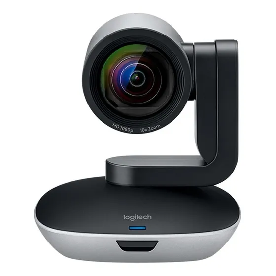 Cámara web Logitech PTZ Pro 2 Full HD 30FPS color gris/negro