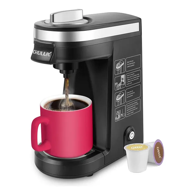 Chulux Cafetera De Una Sola Porción Para Cápsula De Una Sola