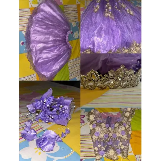 Vestido Lila De Xv Años