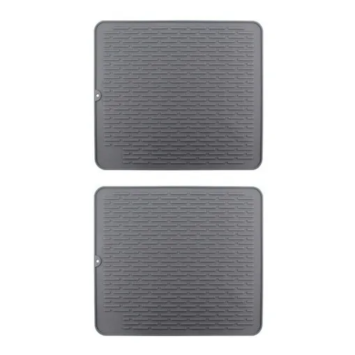 2 Manteles Individuales De Silicona Para Secar Platos De Coc