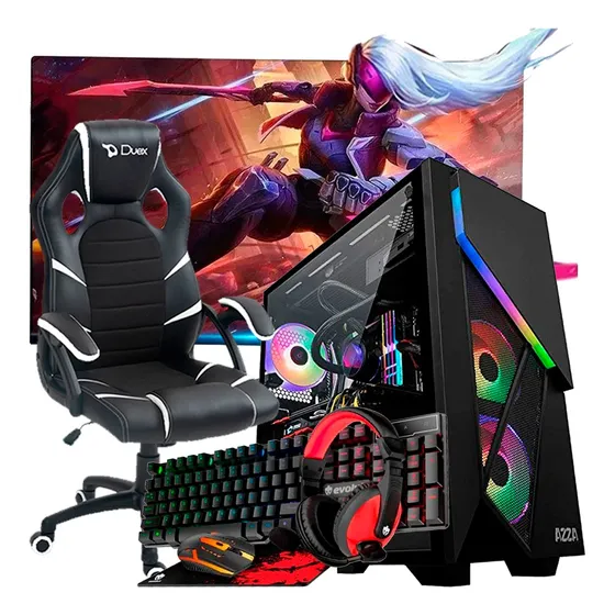 Pc Gamer Barato I7 480gb + Kit Game Completo + Cadeira+jogos
