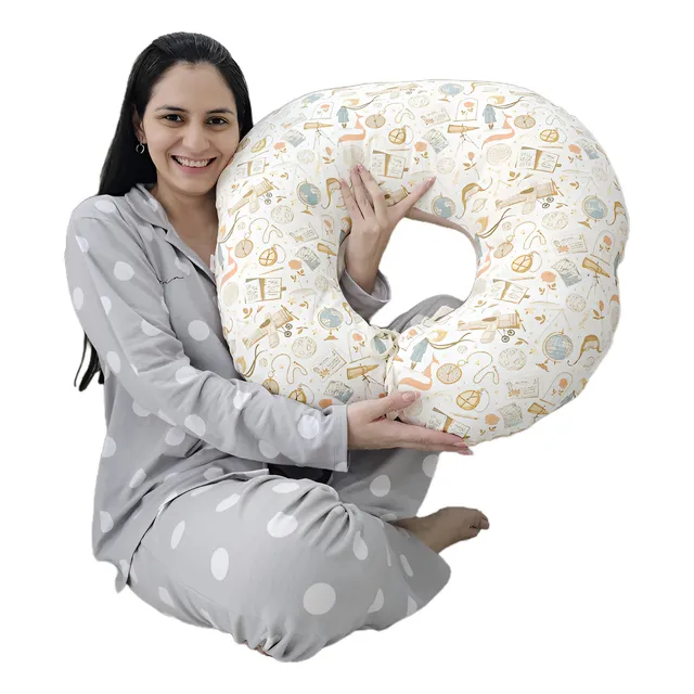 Almohadon De Lactancia Media Luna . Grande
