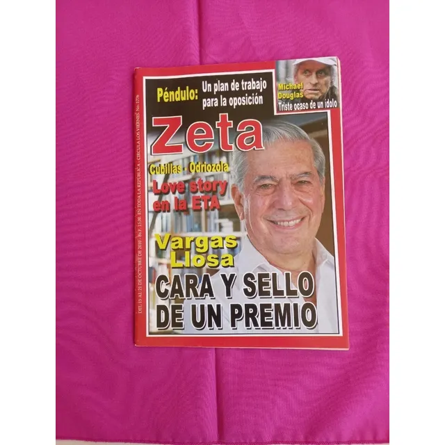 Revista Zeta 1776 - Vargas Llosa Cara Y Sello De Un Premio