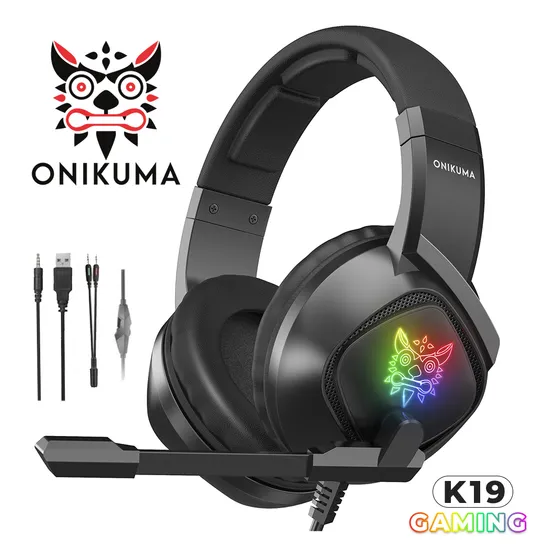 Audifonos Gamer Rgb Microfono Headset Onikuma