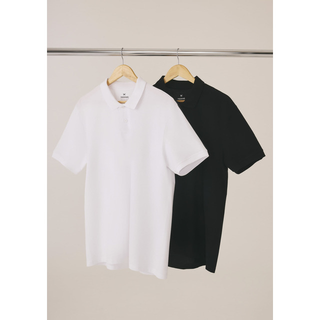 Kit Com 2 Camisas Polo Básicas Masculinas Hering