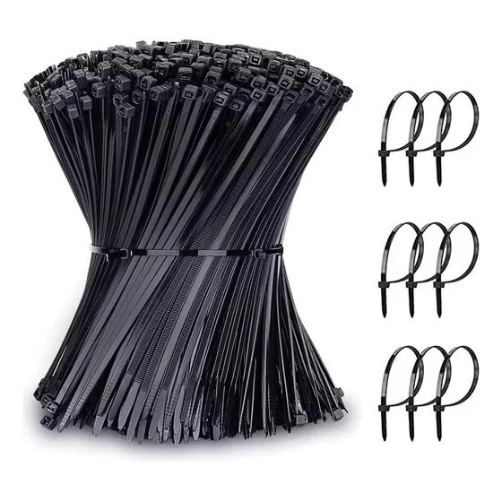 500 Unidades Amarras Plasticas 3.6mm X 200mm Color Negro