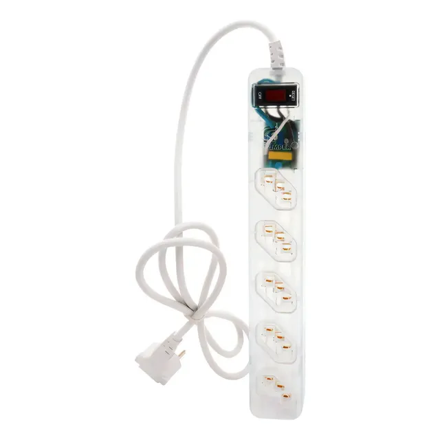 Filtro Linha Clamper 5 Tomadas Protetor Raios