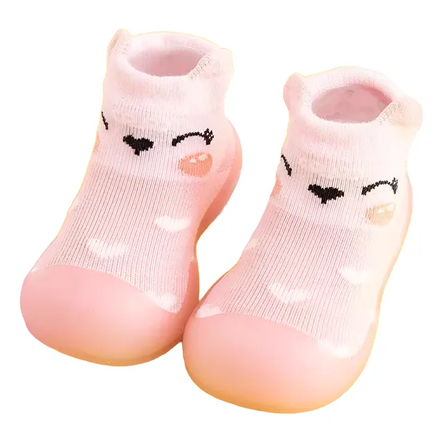 3 Zapato Calcetin Antiderrapante Niño Niña Suela De Silicona