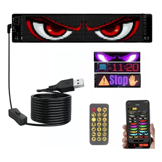 Letreros Led Publicitarios Con Desplazamiento Bluetooth Diy