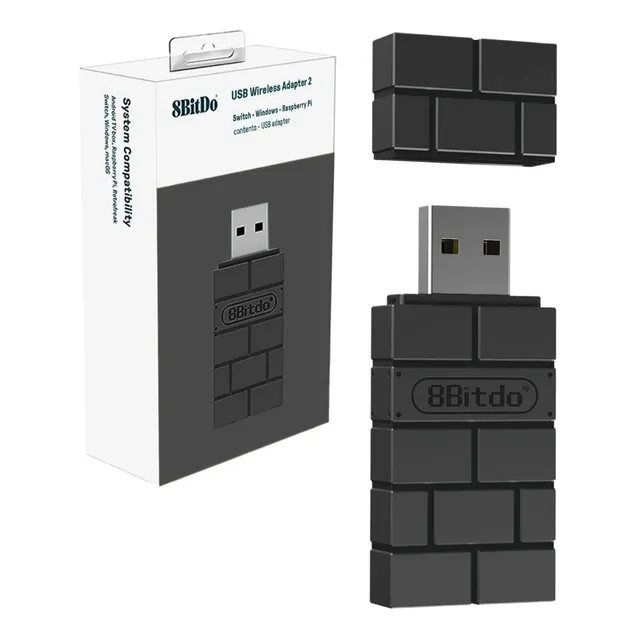 Adaptador 8bitdo Bluetooth 2 Version Nueva / Lag-free Usb