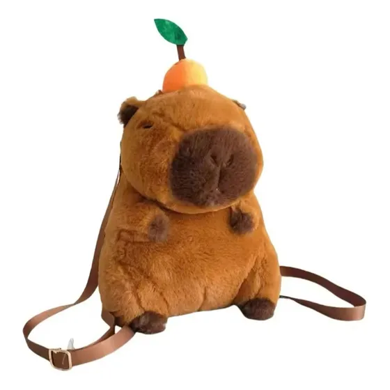 Mochila De Capibara, Bandolera, Bonita, Con Dibujos Animados