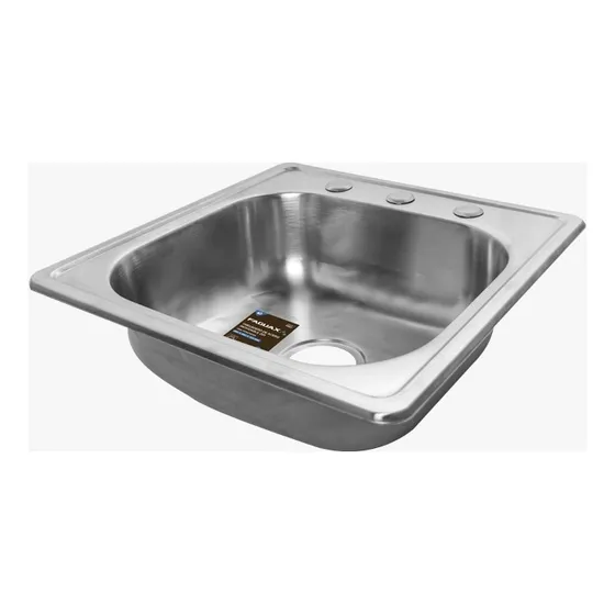 Fregadero Sencillo P/empotrar Acero Inox 48x48x15cm Faguax