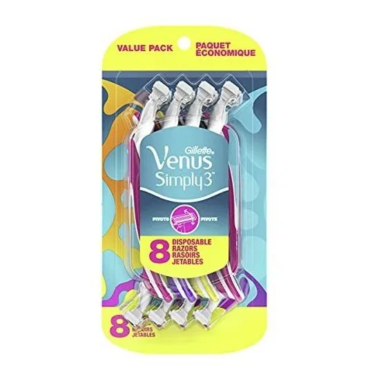 Maquinillas De Afeitar Desechables Gillette Venus Simply3 Pa