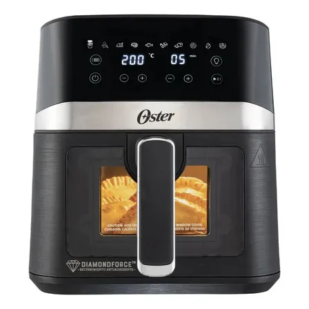 Freidora De Aire Oster, 4 L, 10 Programas, Ckstaf40wddf Negro