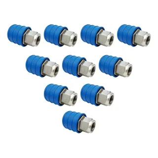 Kit 10 Engates RĂĄpidos 1/4 X Rosca FĂȘmea 1/4 Nptf 1014-az Kit 10 Engates RĂĄpidos 1/4 X Rosca FĂȘmea 1/4 Nptf 1014-az