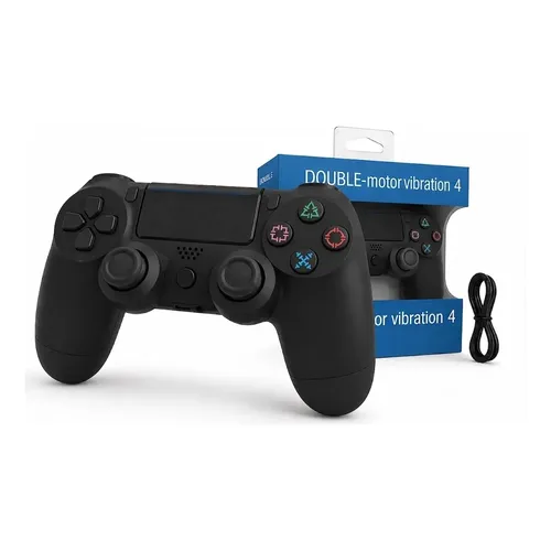 Controle P/ Ps4 E Pc Com Bluetooth/wireless - Data Frog Cor Preto