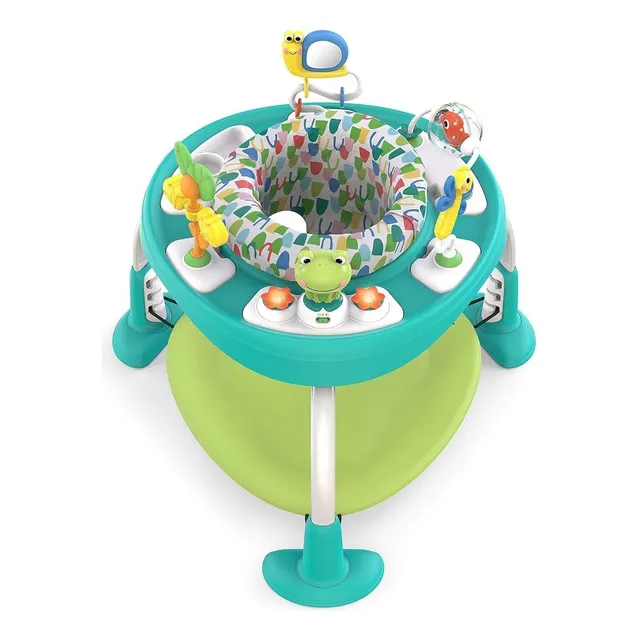 Centro De Actividades 2 En 1 Para Bebés: Brinco Y Diversión