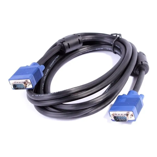 Cable Vga De 10 Metros Con Doble Filtro Para Monitor Nuevo