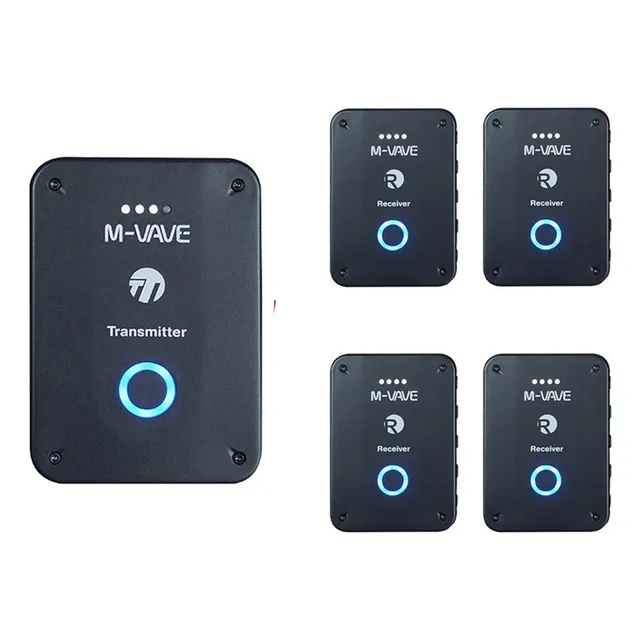 = Transmisor Monitor Inalámbrico M-vave Wp-9 2.4 G Con 4