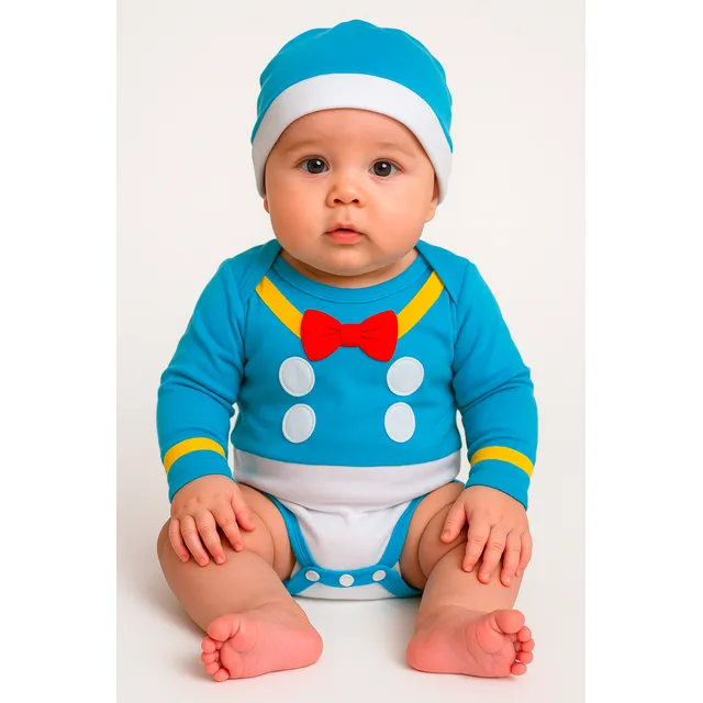 Set Conjunto Bebe Disfraz Simba Rey Leon Body Algodon Gorro
