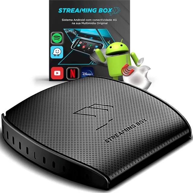 Streaming Box Desbloqueio Multimidia Carplay E Android Auto