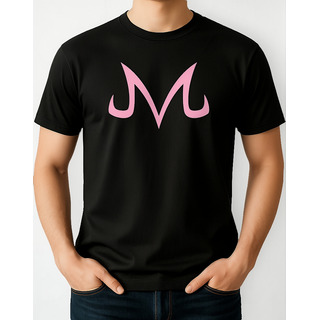 Playera Unisex Majin Boo Logo Rosa Dragon Ball Z Anime Geek Playera Unisex Majin Boo Logo Rosa Dragon Ball Z Anime Geek