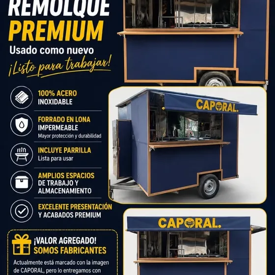 Food Truck Listo Para Negocio