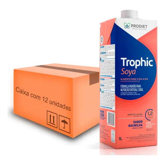 Trophic Soya - Caixa Com 12 Unidades Prodiet