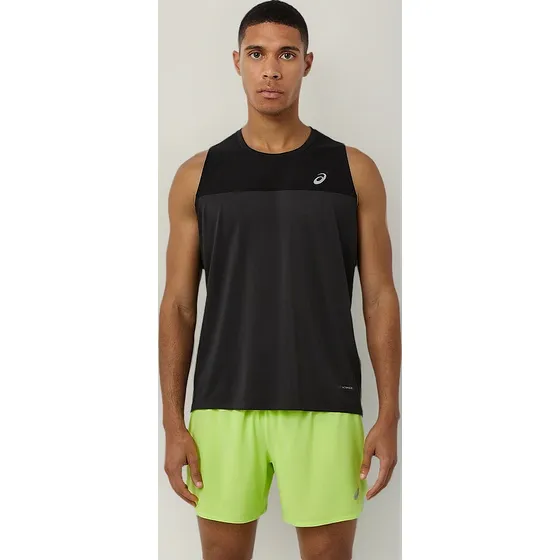 Bividi Asics Race Singlet Black/graphite Grey Hombre