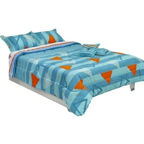 Acolchados Estampados De Colores Para Cama Semidoble Y Doble